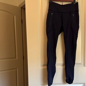 Black High-Waisted Leggings lululemon sz 4